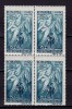 ✅ RO 1945 LP 177 &quot; Asistenta copilului &quot; , serie in bloc de 4 , MNH, Nestampilat