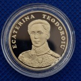 MONEDA ROMANIA - 50 BANI 2017, Ecaterina Teodoroiu - moneda PROOF
