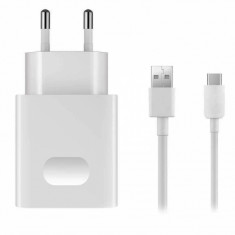 Incarcator Retea cu cablu USB Tip-C Huawei P Smart Z, HW-0592, Quick Charge, 1 X USB, Alb