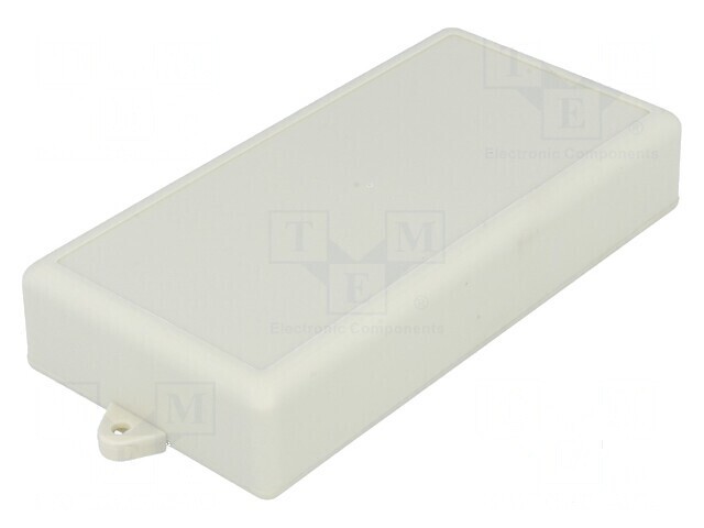 Carcasă universală cu dimensiuni 61mm x 121mm x 23mm și lame de fixare