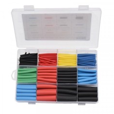 Set 280 Tuburi Termocontractabile 3:1 Waterproof cu Silicon 14I031 XXM foto