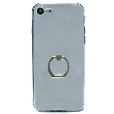 Husa Cover Hoco Inel Metalic Pentru iPhone 7/8/Se 2 Gri foto