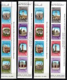 Iordania Jordania 1963, Mi #378-385 A+B**, biserici, moschei, MNH! Cota 65 &euro;!