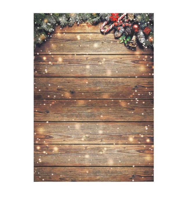 Fata de masa Lywygg, 2.1 x 1.5 m, motiv Sarbatori de Iarna, vinil, multicolor