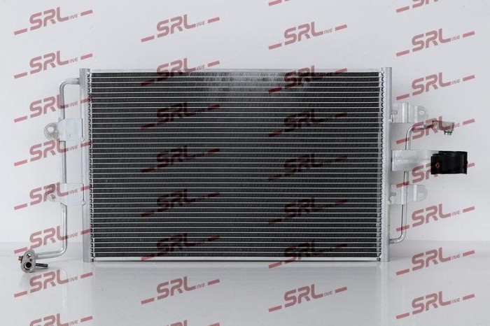 Condensator climatizare AC Vw New Beetle 10, motor: 1.6, 1.8 T, 1.9 TDI, 2.0, Condenser fara uscator, 590 x360x16, SRLine, miez si rezervor din