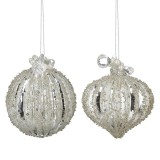 Cumpara ieftin Set 6 globuri Silver 10 cm x 10 cm, Inart