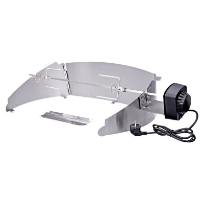 Kit rotiserie pentru gratar de gradina, inox - Zokura foto