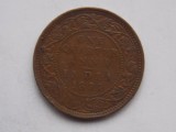 QUARTER ANNA 1877 INDIA