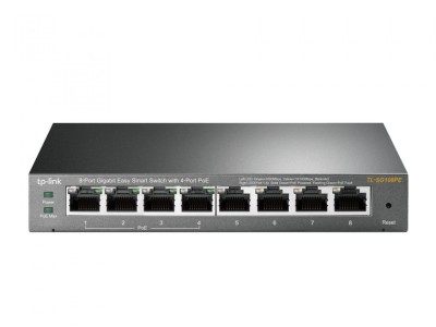 Tpl sw 8-port gb easy smart + 4-port poe foto
