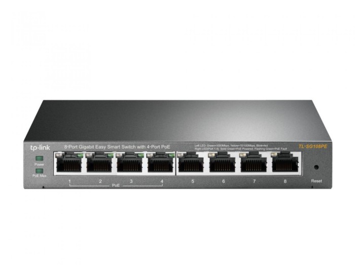Tpl sw 8-port gb easy smart + 4-port poe