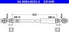 Furtun Frana ATE 24.5204-0233.3 Audi Seat Skoda VW A3 Golf Passat Octavia Superb Toledo Touran
