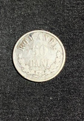Moneda 50 bani 1873 foto