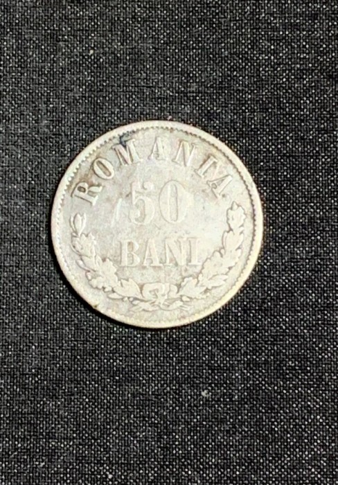 Moneda 50 bani 1873