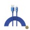 Cablu Date si Incarcare USB-A - USB-C Baseus Crystal Shine Series 100W 2m Albastru CAJY000503