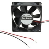 Ventilator DC axial SANYO DENKI 12V 80x80x25mm 90m&sup3;/h 40dBA 109R0812G4021
