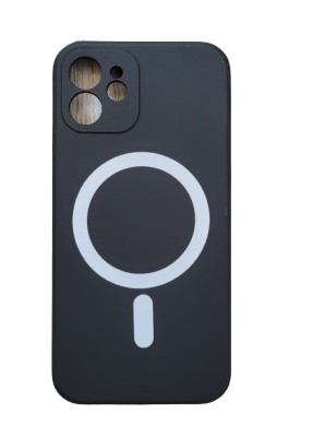 Huse silicon cu protectie camera MagSafe Iphone 11 , Negru foto