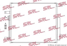 Condensator climatizare AC Jeep Wagoneer/Grand Wagoneer, motor: 3.0 R6 T, 5.7 V8, 6.4 V8, Condensator cu uscator integrat, 625x540x12, SRLine, miez