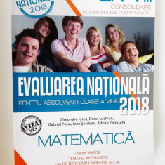 MATEMATICA CLASA A VII A EVALUAREA NATIONALA -IUREA , ZANOSCHI LUCHIAN