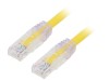Patch cord galben 2m 24AWG UTP 6a 10Gig