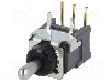 Intrerupator basculant, 3 pozitii, mod comutare ON-OFF-ON, SPDT, NKK SWITCHES - B13JH