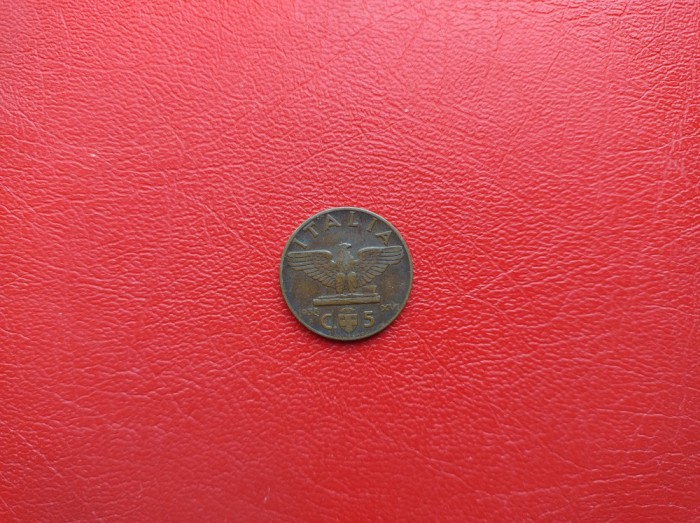 ITALIA - 5 Centisimi 1938