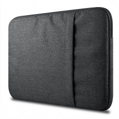 Husa Tech-Protect Sleeve pentru Laptop de 13-14 inch Gri Inchis