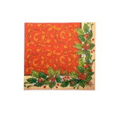 Servetele de Masa Decorative pentru Craciun in 3 Straturi, 33x33 cm, 20 Servetele/Set, Multicolor, Diverse Modele, Servetele Evenimente, Servetele Fes foto