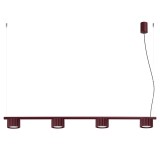 Candelabru Aura 4 Burgundy Gx53