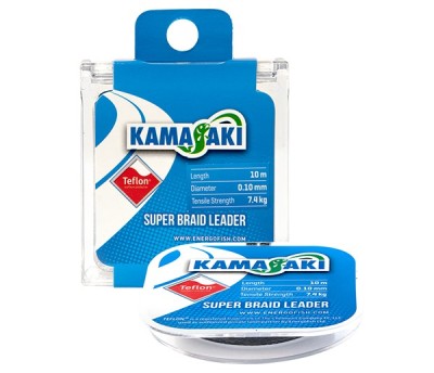 KAMASAKI SUPER BRAID LEADER 10M 0.22MM 18,1KG foto