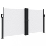 Cumpara ieftin Copertina laterala retractabila, alb, 120 x 1200 cm