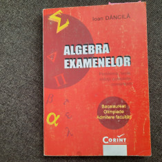 Algebra examenelor Ioan Dancila