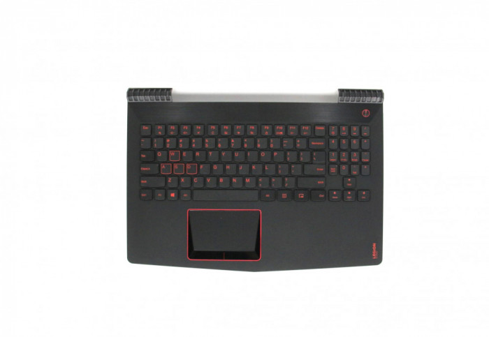 Carcasa superioara cu tastatura palmrest Laptop, Lenovo, Legion Y520-15IKBA Type 80WY, 5CB0N00203, layout US, pentru GTX 1050