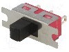 Intrerupator glisant, 2 pozitii, SPDT, ON-ON, IC SWITCHES - IC1105S1M1QE2