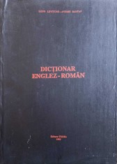 DICTIONAR ENGLEZ-ROMAN 70.000 CUVINTE-LEON LEVITCHI, ANDREI BANTAS-226360 foto
