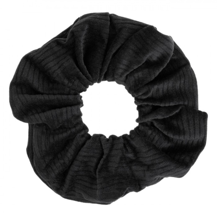 Elastic de Păr, Catifelat Ribbed, Negru