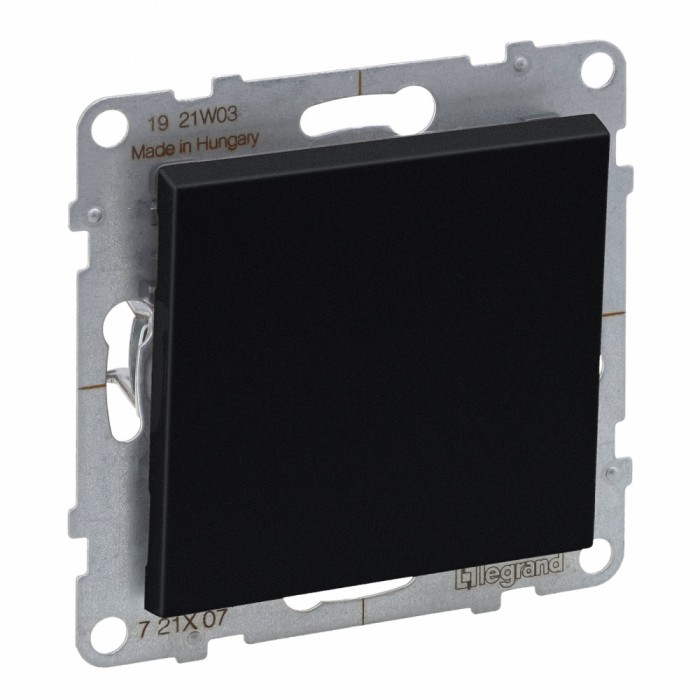 Intrerupator cap cruce Legrand Suno negru 721407