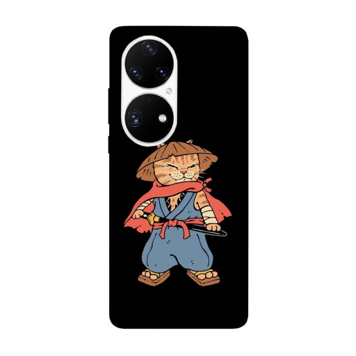 Husa compatibila cu Huawei P40 model Ronin catana cat, Silicon, TPU, Viceversa