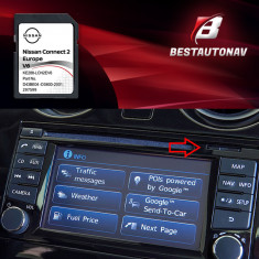 Card navigatie Original Nissan Connect LCN 2 Europa 2022 Note Juke Micra E-NV200