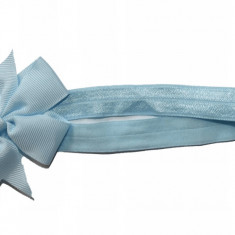 Albastru Bow Headband Baby Girl