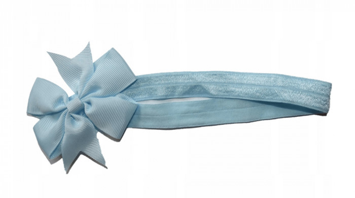 Albastru Bow Headband Baby Girl