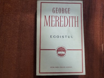 Egoistul de George Meredith foto