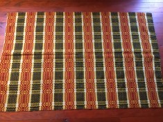 arta / traditie / rustic / design - Cuvertura , Macat , Scoarta , Patura taraneasca realizata manual la razboiul de tesut !