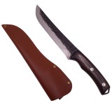 Cutit Japonez Vanatoare IdeallStore&reg; 30.5cm, Maro, Otel 440C, Teaca Piele Inclusa