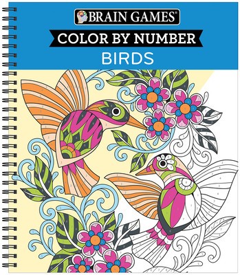 Brain Games - Color by Number: Birds foto
