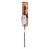 Jucarie pentru pisici cu fantoma si clopotel, 52 cm, neagra, CMCLASS
