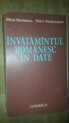 Invatamantul romanesc in date- M.Bordeianu, P.Vladcovschi foto