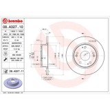 Set discuri frana Honda Accord 7 (Cl, 2.0 (CL7), 2.0 4WD (CL8), 2.2 i-CTDi (CN1), 2.4 (CL9), punte spate, 260x10, plin, BREMBO