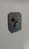 M3 K 74 - Insigna - tematica medicina - Donator onorific - crucea rosie RPR, Romania de la 1950