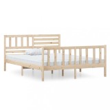 Cumpara ieftin Cadru de pat mic dublu, 120x190 cm, lemn masiv