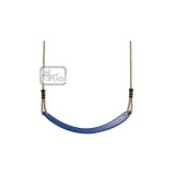 Leagan Copii KBT Flexibil Albastru, Plastic PP, 67cm, Prinderi Otel - Rezistent UV, Intemperii